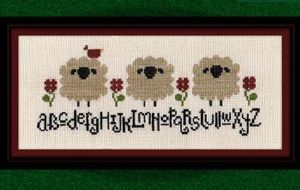 spring sheep alphabet