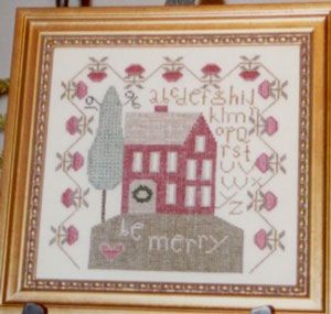 Christmas house sampler