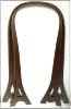 anses de sac tour eiffel coloris marron chocolat