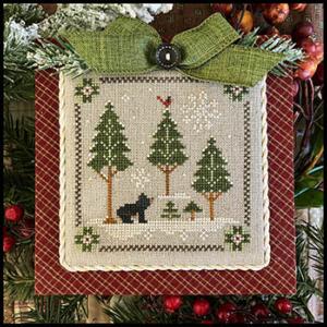 in the woods bear, série log cabin christmas