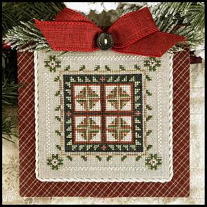log cabin quilt, série log cabin christmas